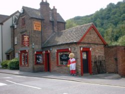 Teddy bear shop, Ironbridge, Shropshire Wallpaper