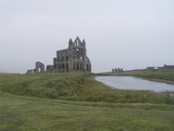 This is a photograph of Whitby Abbey taken on May 12, 2006 Wallpaper