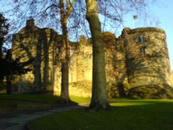 Skipton Castle. December, 2005 Wallpaper