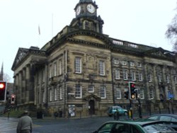 A picture of Lancaster town hall. Dec. 2005 Wallpaper