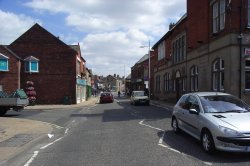 Bolsover, Derbyshire. the village High Street Wallpaper