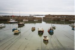 Harbour, Mousehole, Cornwall Wallpaper