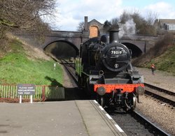 Leicester North Station on the Great Central Railway, Leicestershire. Wallpaper