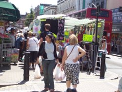 North End Road Market, Fulham Broadway Wallpaper