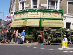 North End Road Market, Fulham Broadway Wallpaper