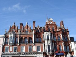 Ancient building in Ipswich City Centre Wallpaper