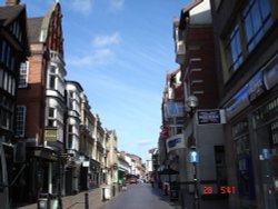 High Street in Ipswich Town Centre Wallpaper