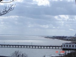 Felixstowe. Sea front.. Wallpaper