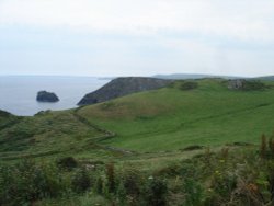 A picture of Tintagel, Cornwall. Wallpaper