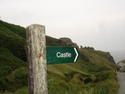 To the Castle, Tintagel, Cornwall. Wallpaper