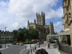 Cathedral at Bath Wallpaper