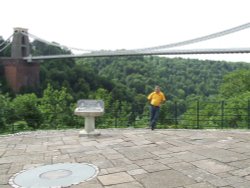 Looking across to the Clifton Suspension Bridge at Bristol Wallpaper