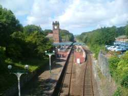 Ulverston Railway station. Ulverston, Cumbria Wallpaper