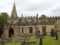 St Anne's Parish Church, Baslow, Derbyshire, dates from the thirteenth century.