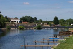 this is Evesham back in july on a summer day Wallpaper