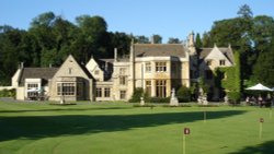 Castle Combe 14th Century Manor House, Wiltshire. Wallpaper