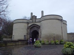 The entrance at Nottingham Castle Wallpaper