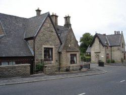 The Entrance to Whithall Cemetry, Darwen, Lancashire. Wallpaper