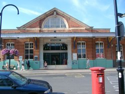 Worthing's main train station  West Sussex Wallpaper