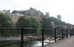 VIEW FROM THE RIVER SIDE @ DURHAM Wallpaper