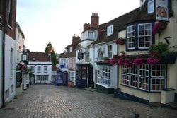 Quay Hill, Lymington, Hampshire Wallpaper