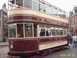 Tram at Beamish Museum Co Durham Wallpaper