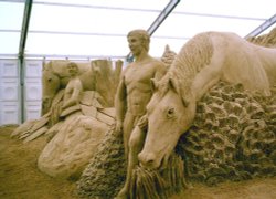 Brighton Sand Sculpture festival 2006 Wallpaper