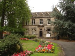 The Village Library and Information Centre. Uppermill Village, Greater Manchester. Wallpaper