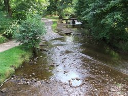 The creek that is outside the Downham post office and tea rooms. Wallpaper