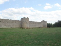 Portchester Roman Fort & Castle, Portchester, Hampshire Wallpaper