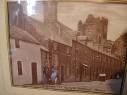 The smallest house in Great Britain, Conwy, North Wales. Wallpaper