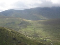 On the way to the Summit of Mount Snowdon, Llanberis, North Wales. Wallpaper