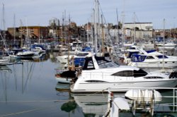 Ramsgate Harbour. Kent. April 2006 Wallpaper