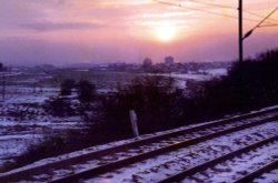 Between Dagenham East and Elm Park, Essex in the 1970s. Wallpaper