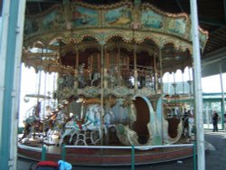 The carousel on the north pier at Blackpool in Lancashire