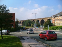 THE VIADUCT ON EASTGATE ACCRINGTON Wallpaper