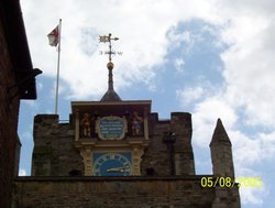 Weather vane on top of building in Rye, East Sussex Wallpaper