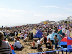 Eastbourne - visitors on the 