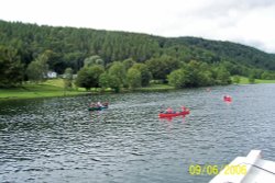 Having a good time on Lake Windermere, in September 2006 Wallpaper