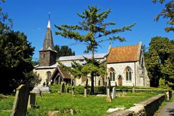 All Saints Church, old town, Didcot, Oxfordshire. Wallpaper