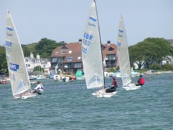 Sailing in Mudeford Harbour. Wallpaper