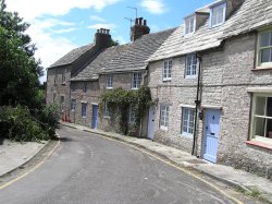 Cottages in Worth Matravers, Dorset Wallpaper