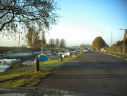 canal side. Beeston, Nottinghamshire Wallpaper