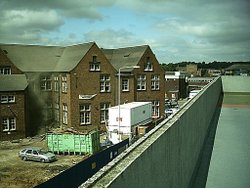 view from car park. Beeston, Nottinghamshire Wallpaper