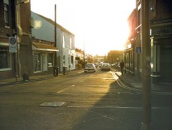 Looking down city road. Beeston, Nottinghamshire Wallpaper