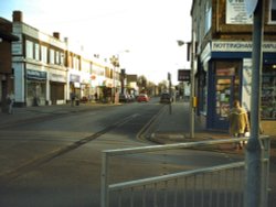 broadgate. Beeston, Nottinghamshire, before the improvements. Wallpaper