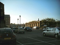 view from sainsburys top car park, Beeston, Notts Wallpaper