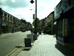 high road, Beeston, Nottinghamshire Wallpaper