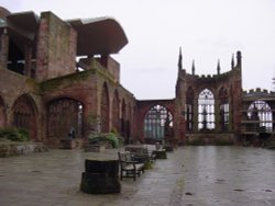 A picture of Coventry Cathedral Wallpaper