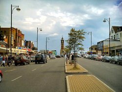 Skegness - looking towards the clock tower Wallpaper